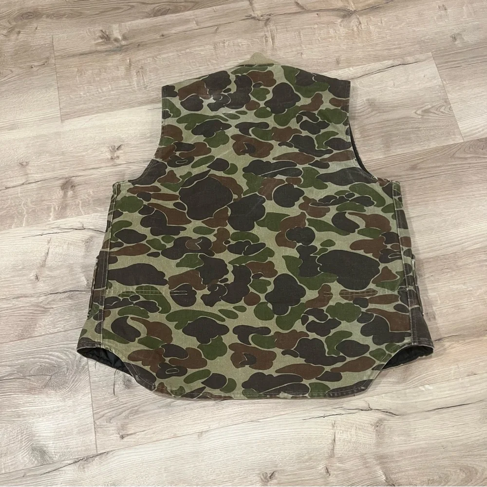 VINTAGE Men’s Carhartt Camo Vest - Picture 5 of 5